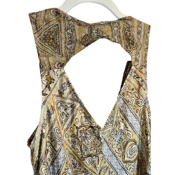 Burning Torch Silk Mini Cut Out dress Xsmall (P) - Picture 8 of 11